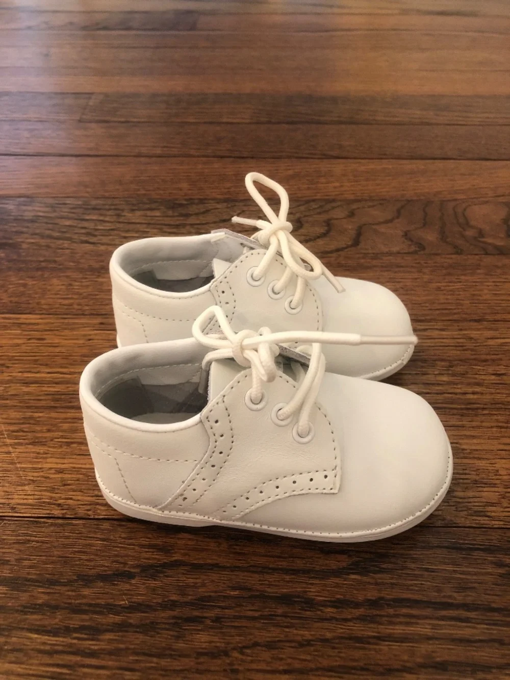 Angel Baby Toddler Saddle Shoes, White, Size 4